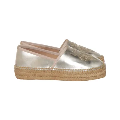 Espadrilles (Or) de Love Moschino Cuir