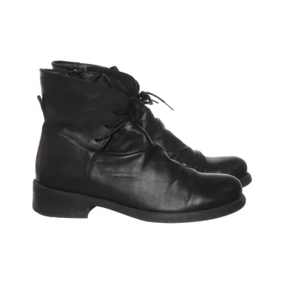 Laced boots (Black) from Felmini Leather