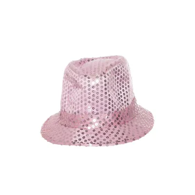 Cowboyhatt (Rosa, Silverfärgad) Bomull, Polyester
