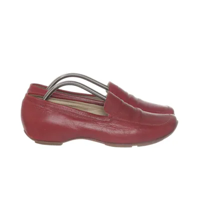 Loafers (Red) from Cuir Veritable Leather