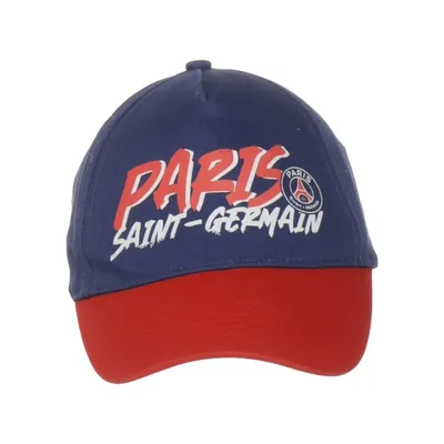 Casquette de baseball (Bleu, Rouge) de Paris Saint-Germain Coton