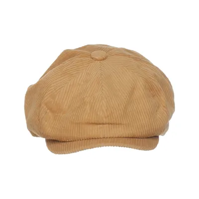 Newsboy cap (Gul, Guldfärgad) Bomull
