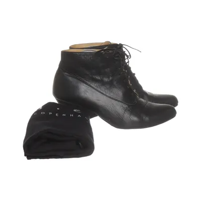 Bottes à talons (Noir) de D.Co Copenhagen Cuir