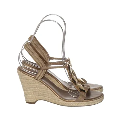 Keilschuhe (Braun, Gold) von Diane von Furstenberg