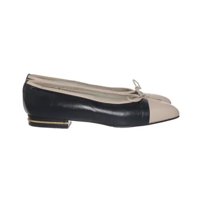 Ballerines (Noir, Beige) de Giusti Cuir