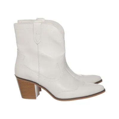 Cowboy boots (White) from Stradivarius