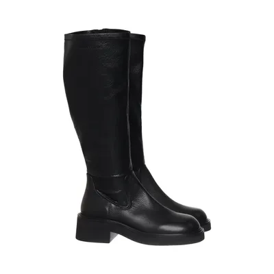Støvler (Stretchy Long Boot) fra Tommy Hilfiger Jeans Læder