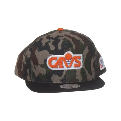 Baseballkeps (Svart, Flerfärgad) från Mitchell & Ness Polyester, Ull