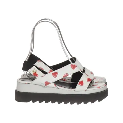 Sandalen (Weiß, Rot, Schwarz) von Love Moschino