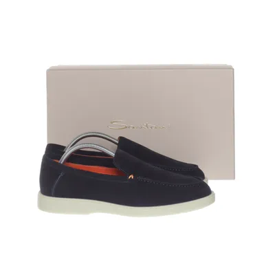 Loafers (Blue) from Santoni