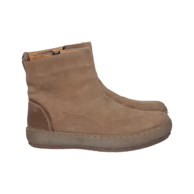 Ankle boots (Brown) from Emma Leather, Wool