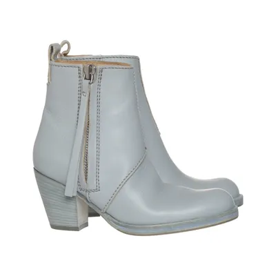 Laarzen met hak (Grijs) van Acne Studios Leer