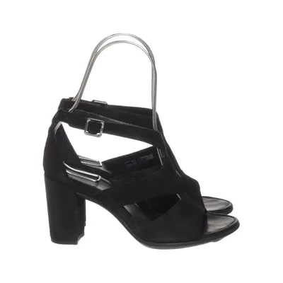 High heel sandals (Black) from Ecco Leather