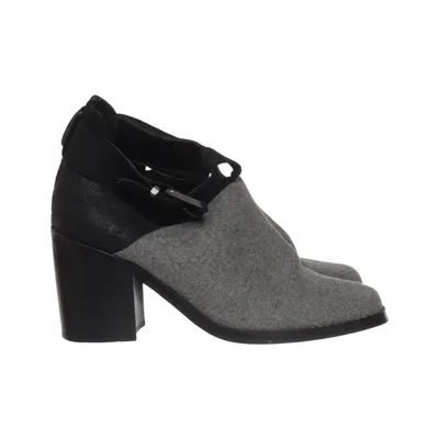 Bottes à talons (Gris, Noir) de Shellys Cuir