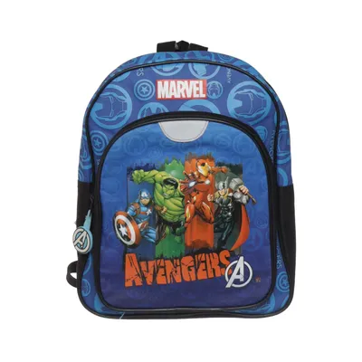 Backpack (Blue, Black, Multicolored) from Marvel Avengers Polyester