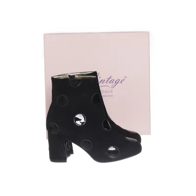 Heeled boots (Black) from Top Vintage Leather
