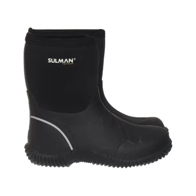 Low rubber boots (Black) from Sulman Footwear