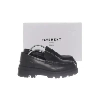 Loafers (Zwart) van Pavement Leer