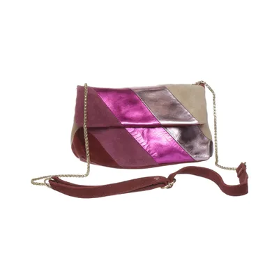 Axelremsväska (Rosa, Beige, Flerfärgad) från Manfield Skinn