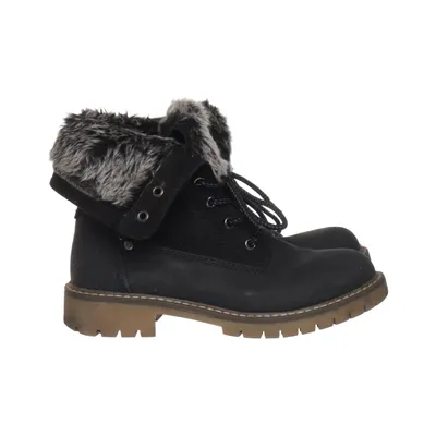 Bottes à lacets (Noir) de Landrover Cuir