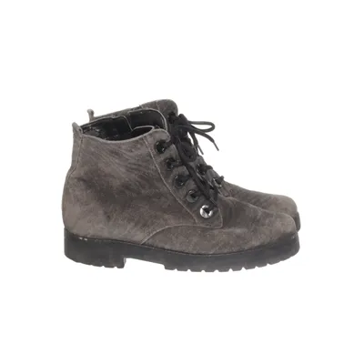Heeled boots (Gray) from Waldläufer Suede
