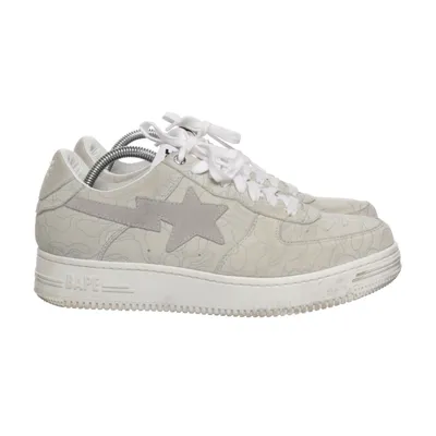 Sneakers (Gray) from A Bathing Ape Leather