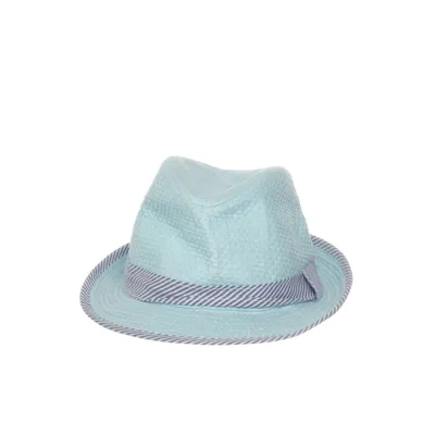 Fedora hoed (Blauw, Meerkleurig) van Pusblu Polyester