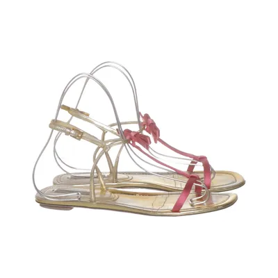 Sandaler (Guld, Pink) fra Prada Læder