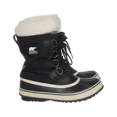 Boots (Black, White) from Sorel Faux fur
