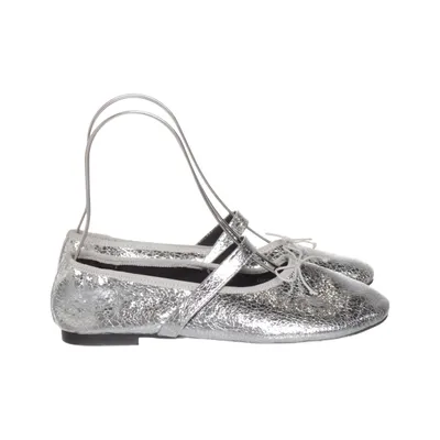 Ballet flats (Silver) from Zara