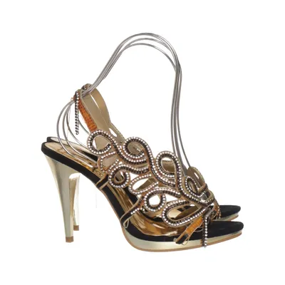 High heel sandals (Black, Gold) from Nice