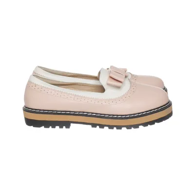 Loafers (Pink, White) from Shujie