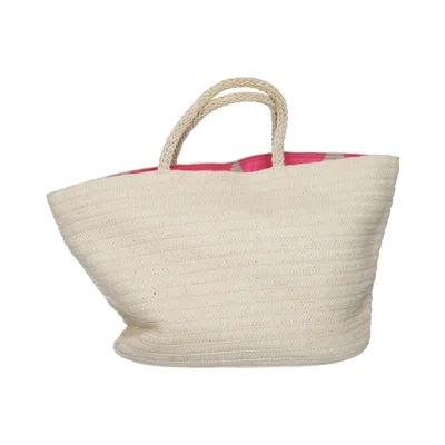 Beach bag (Pink, Beige, Multicolored) from Marimekko x Uniqlo Cotton, Polyester