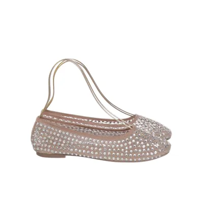 Ballerinaskor (Beige, Silverfärgad) från Rita Ora x Primark