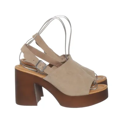 Clogs (Beige, Brown) from Bionatura Leather