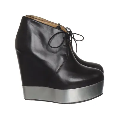 Sleehakken (Zwart, Zilver) van Acne Studios Leer