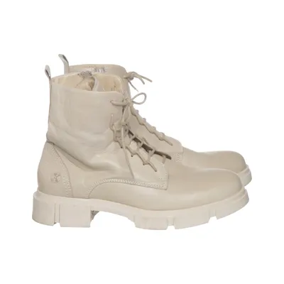 Bottes à lacets (Beige) de Post Xchange