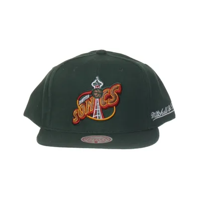 Casquette de baseball (Seattle Supersonics) de Mitchell & Ness Acrylique, Laine