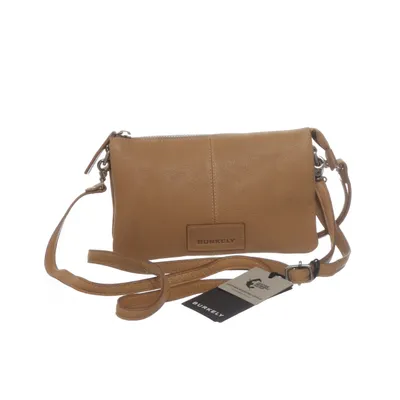 Axelremsväska (Brun) från Burkely Bomull, Skinn, Polyester