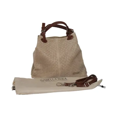 Handbag (Beige, Brown) from Isabella Rhea
