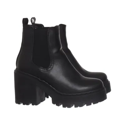 Bottes à talons (Noir) de Public Desire
