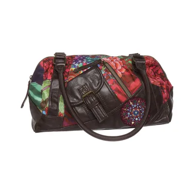 Handväska (Brun, Flerfärgad) från Desigual Polyester, Polyuretan