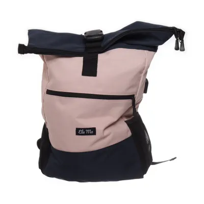 Rucksack (Pink, Blau, Schwarz) von Ela Mo