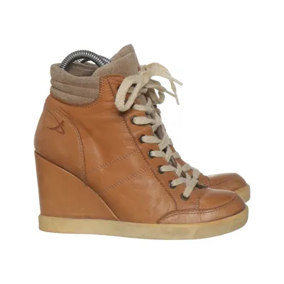 Chaussure compensées (Marron) de Pastelle Cuir