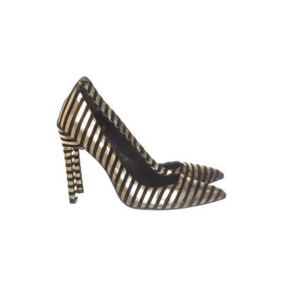 Pumps (Black, Gold) from Rachel Zoe