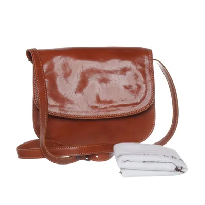 Shoulder-bag (Brown) from Tuscany Leather Leather