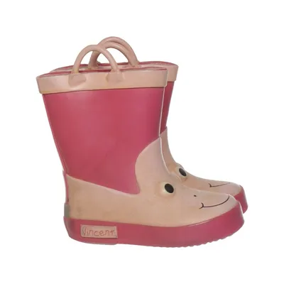 Bottes en caoutchouc (Rose, Beige) de Vincent