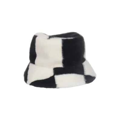 Bucket hat (Zwart, Wit) van Bershka Polyester