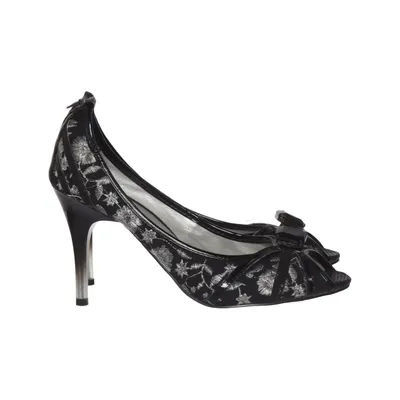Klackskor (Svart, Silverfärgad) från Bianco Footwear Skinn