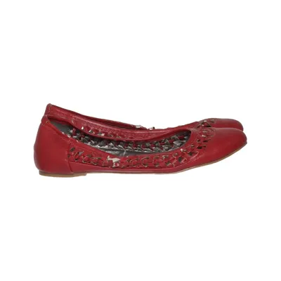 Ballet flats (Red) from By Ellos Leather